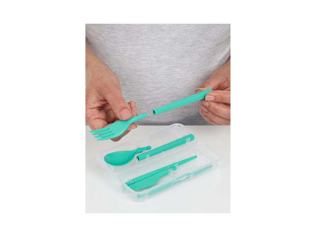 Sistema Cutlery TO GO™ – 4-in-1 Travel Utensil Set | Qatar Delivery Sistema Cutlery TO GO™ – 4-in-1 Travel Utensil Set | Qatar Delivery